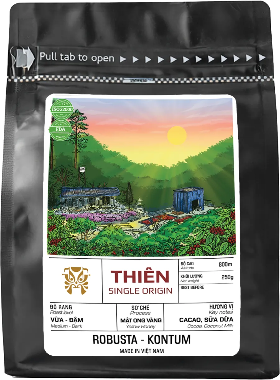 Gói cà phê Thiên