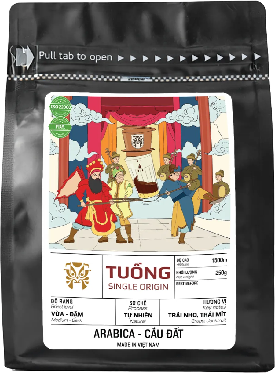 Gói cà phê Tuồng